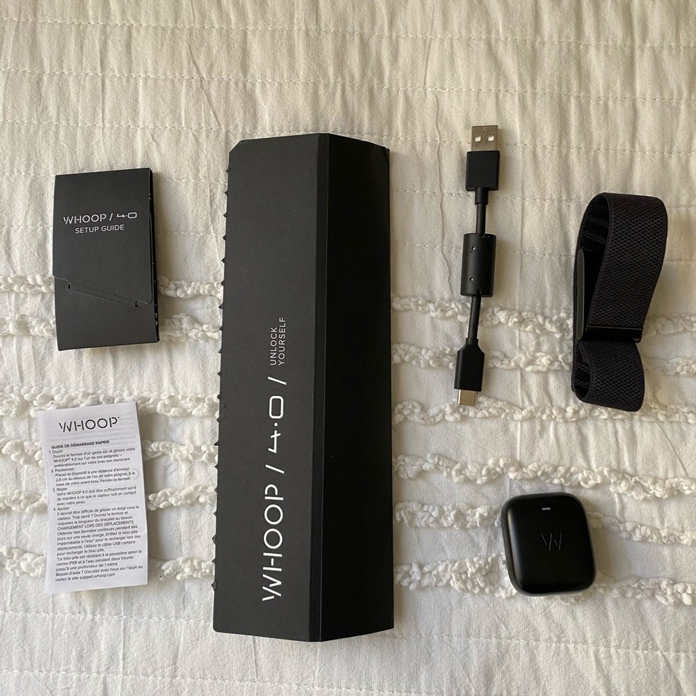 Black Whoop 4.0 Device Complete Set - Excellent Condition
